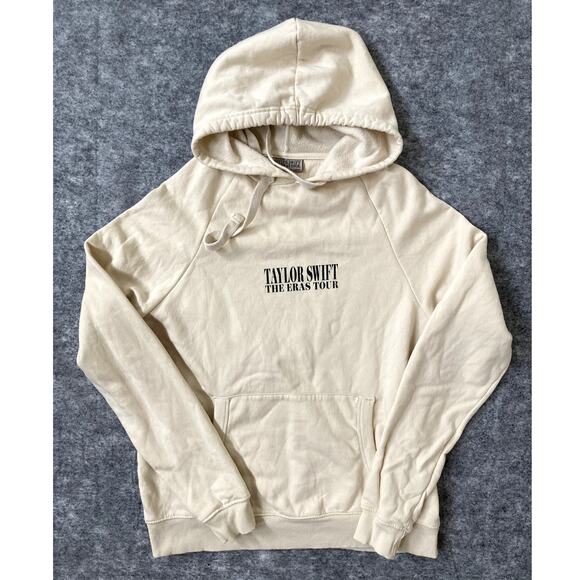 Taylor Swift hoodie concert The Eras tour Beige small pullover - Picture 2 of 8
